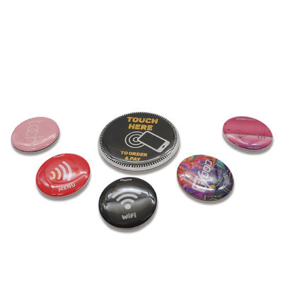 Chất nền PET RFID trên thẻ kim loại Thẻ NFC chống kim loại Epoxy 30mm