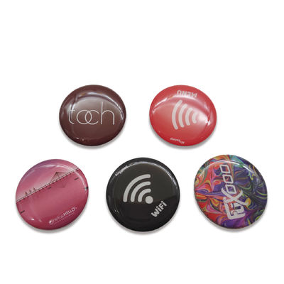 Chất nền PET RFID trên thẻ kim loại Thẻ NFC chống kim loại Epoxy 30mm