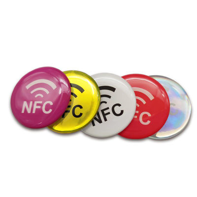 Thẻ Epoxy đường kính 30 mm 13,56MHZ Nfc Epoxy Tag ISO14443A