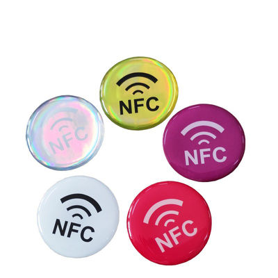 Thẻ Epoxy đường kính 30 mm 13,56MHZ Nfc Epoxy Tag ISO14443A