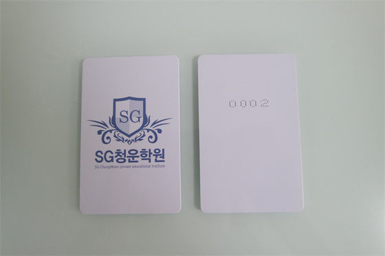 85,5 * 54 * 0,84mm M1 Thẻ RFID 13,56MHZ PVC Vật liệu đóng gói