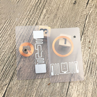 Thẻ thông minh lai LF UHF Thẻ tần số kép RFID Kết thúc bóng