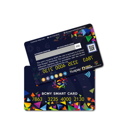 CR80 216 Thẻ NFC NFC 13,56MHz Khoảng cách đọc 1-10cm