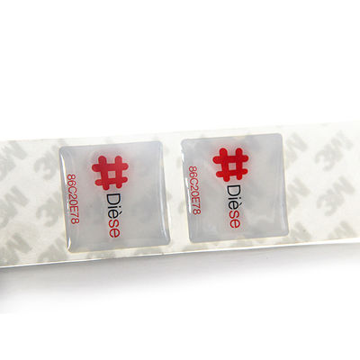 In tùy chỉnh PVC Resin Rfid Epoxy Tag 13,56MHz Không thấm nước